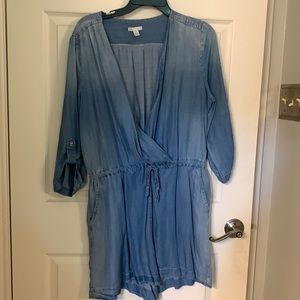 Denim romper